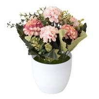 1Set Simulation Bonsai Hydrangea Artificial Plastic Office Desk Imitation Potted Flower kava