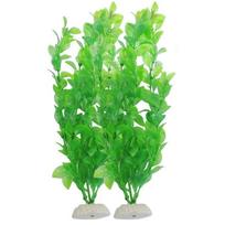 Plastikinės akvariumo dekoracijos Žalia dirbtinė plastikinė žolė Tinka žuvų bakui Akvariumo dekoracija Augintinių žuvų reikmenys 1pc žalia