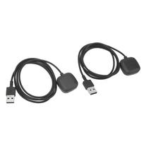 2 Pcs 5V Smart Watch Charger Wireless Charging Dock Data Transmission Charging Cable for Fitbit