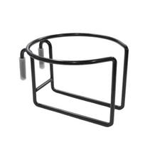 Yousheng 1/2Pcs Universal Shopping Cart Cup Holder Black Metal Anti-Slip Design Stable Bottom Support Anti-leak Beverage Container Holder 1pc