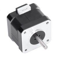 3D Printer Stepper Motor 42 Step Dual Output Shaft 1.3A 0.3Nm 2 Phase 4  Accessory black