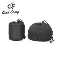 Portable Outdoor Mesh Storage Bag for Camping: Ideal for Sandwiches, Tableware, Water Cups, and Teapots Small Mesh Bag gray