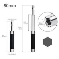 1PCS 80mm/120mm/140mm Scalable Magnetic Screw Drive Guide Drill Bit Tip Holder Extension Bar Adapter 80mm