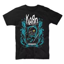 Korn Rock Metal T-Shirt Men's Women's Music T-Shirt Summer New Men's Women's Retro Cotton Top Ins Y2k Hot Sell New Brand S
