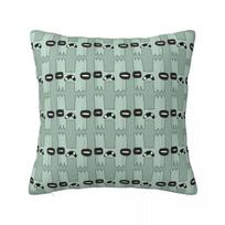 Villain Letter Pillow Case funny Cushion Cover Decor Throw Pillow Case Cover for Bed 30x30cm smėlis