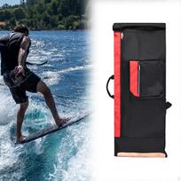 Skateboard Backpack Bag Carrier Handbag Multifunction Travel Carry for raudona
