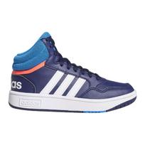 ADIDAS HOOPS 3.0 MID K GW0400 children's sports shoes - blue r. 38 ⅔ 38 2/3 mėlyna