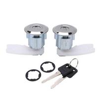 2 Set Door Lock Cylinder &Amp; Keys For F150 F250 F350 Pickup Dl74060 1992-1995