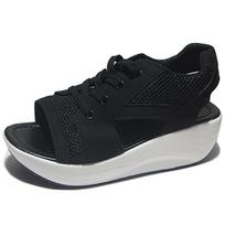 Summer fish mouth rocking shoes sandals loose concession women's shoes sports mesh shoes 36 juoda