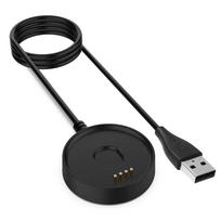 USB įkroviklio stovas išmaniesiems laikrodžiams Ticwatch E2/S2, greito įkrovimo kabelis, apyrankės įkrovimo dokas, maitinimo dokas juoda