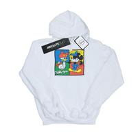 Disney Mens Mickey Mouse Donald Clothes Swap Hoodie L balta