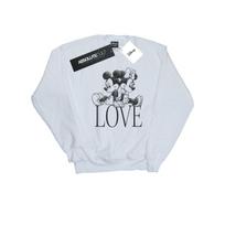 Disney Womens/Ladies Mickey And Minnie Mouse Love Sweatshirt L balta