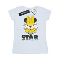 Disney Womens/Ladies Mickey Mouse Star You Are Cotton T-Shirt M balta