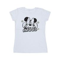 Disney Womens/Ladies Minnie Mouse Mood Cotton T-Shirt M balta