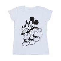 Disney Womens/Ladies Mickey Mouse Shake Cotton T-Shirt L balta