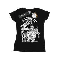 Scooby Doo Womens/Ladies RockinÂ´ It Christmas Cotton T-Shirt S juoda