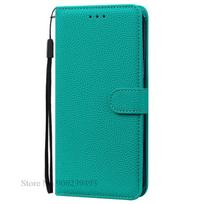 Prabangus odinis piniginės tipo atverčiamas dėklas Huawei Mate 20 Lite SNE-LX1, skirtas Huawei Mate 20 Pro UD LYA-L09, Mate20 dėklas, Fundas Coque Huawei Mate 20 Lite žalsvai mėlyna