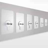 12x Skaidrios Spalvos Klijuojami Lipdukai Be Varžtų Lengvam Montavimui Stipri Fiksacija Sieninės Nuotraukų Kabyklos 10mm