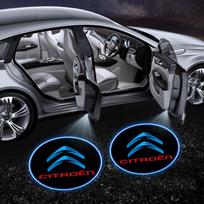 2 vnt. LED automobilio durų projektoriaus lemputės, lazerinės pasveikinimo šviesos Citroen C1 C2 C3 C4 C5 C6 C8 C4L DS3 DS4 DS5 LS DS6 Grand Picasso Citroen