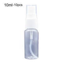 10vnt./rinkinys 5ml/8ml/10ml/20ml/30ml/50ml/60ml/80ml/100ml/120ml/150ml/200ml/250ml Purškiamasis buteliukas Smulkus purškalas Laikyti skystį Skaidrus Mini kelioninis Tuščias 10ML white