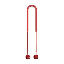 Earphone Strap for for Beats Studio Buds Anti Lost Strap Silicone Rope for Bluetooth-Compatible Earphones Silicone Lanyard raudona