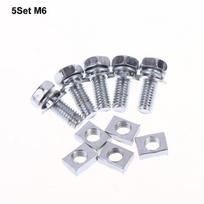 Universalūs motociklo akumuliatoriaus gnybto veržlės ir varžtai M5X10Mm M6X12Mm 4Ah 5Ah 6Ah 7Ah motoroleriui, ATV, purvo motociklui A2
