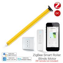 Tubular Roller Blinds Motor, 25mm Wireless Remote Control with Built in Rechargeable Lithium Battery, for Smart Life App   Home
