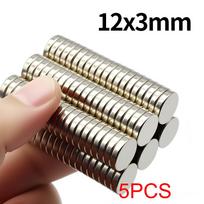 12x3mm Super stiprus neodimio magnetas N35 NdFeB nuolatinis magnetinis imanes apvalus galingi magnetai šaldytuvo magnetas