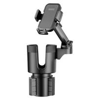 Universal Cup Holder Phone Mount 360-degree Rotation Expandable Base 2-in-1 Stable Phone Holder for Car juoda
