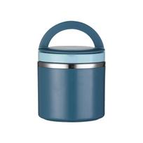 630/1000ml Maisto termiškai indelis izoliuotas sriubos puodelis Termoso indelis nerūdijančio plieno priešpiečių dėžutės termosas, skirtas mokyklos vaikams 630ml mėlyna