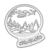 Kalėdžių rogutės metalo pjovimo formelės DIY scrapbookingo popieriaus kortelės albumo trafaretas