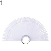 TNC Art Tips Polish Board Display Practice Sticks Manikiūro įrankis Nagų dailė ir įrankiai Transparent white