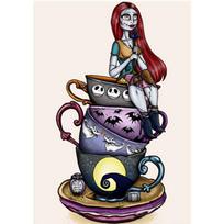Full 5D Diy Diamond Painting Witch Mug Embroidery Cross Stitch Home Decor Handmade Gift 25x30cm