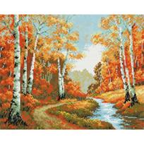 5d deimantinis siuvinėjimas kryželiu išpardavimas Deimantinis paveikslas rudens peizažas deimantinė mozaika rankų darbo rankų darbo dovana Full Round 20x30CM orange