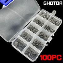 100PC Nie Fastlock Snap Main Line Sub-line žvejybos jungties priedai reikmenys
