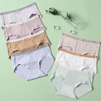 LANGSHA kvėpuojančios medvilnės kelnaitės, moteriškos apatinės kelnaitės, mergaičių kelnaitės, minkštos apatinės kelnaitės, moteriškas apatinis trikotažas M&7pcs beige