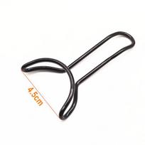 Dantų ortodontinis T formos retraktorius, burnos atvėrėjas, dantų retraktorius, juodai padengtas, dvigalius, odontologo dantų balinimo įrankis 1 piece Small 4.5cm black