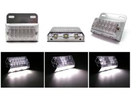 LED gabaritinis žibintas 12-24V 4 funkcijos Baltas, Off-Road