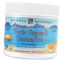 Žuvų taukai vaikams, Omega-3 Gummy Fish, Nordic Naturals 30 tab Mandarin (67352037) 30tab Mandarine