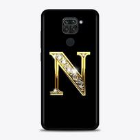 Dėklas, skirtas Xiaomi Redmi Note 11 9 8 10 Pro 9s 8t 7 10pro Max Coque For Redmi 11 9 9c 9a 8 8a 7 7a Viršelio abėcėlės raidė For Redmi 7A black