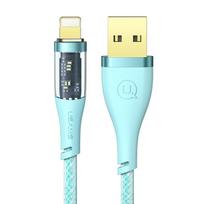 USAMS PD 20W USB tipo C laidas, skirtas iPhone 13 12 11 Pro Max XR X XS Max 6 7 8 Plus greito įkrovimo įkrovimas Lightning, skirtas MacBook iPad 2.4A A To L - 1.2M žalia