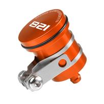 Motorcycle Accessories Brake Fluid Reservoir Clutch Cylinder Tank Oil Fluid Cup For DUCATI MONSTER HYPERMOTARD 821 oranžinė