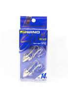Major Craft Jig Head Wind Slim 14 grams Treble Size 2 JPWSH-1/2/SV (2470)