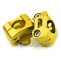 1 Pair 1/8  CNC Aluminum Motorcycle Handlebar Risers 28mm Adjustable Fat Bar Clamps Universal for Motorcycle Motorbike juoda