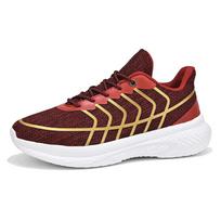 Tide Men's Tennis Sports Running Shoes Young Male Students Walking Running Casual Sneakers Jogging Travel Footwear 38 raudona