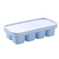 Ice Container Practical Food Grade TPE Silicone Ice Cube Tray Large Capacity Ice Tray Ice Cube Tray for Summer mėlyna