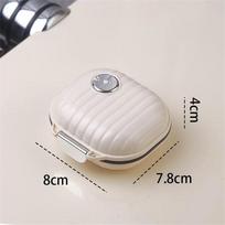 Portable Medicine Box Seven Days A Week, Three Meals A Day, Sealed Moisture-Proof Multi-Grid Medicine Box Multifunctional Jewelry Box 8*7.8*4 balta