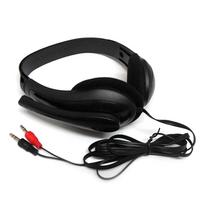 3,5 mm laidinės ausinės PC žaidimų ausinės su mikrofonu Triukšmo slopinimas Stereo ausinės Šalmas PS4 Xbox One Nešiojamam kompiuteriui Double 3.5mm Black
