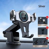 1/2/3pcs Car Wireless Phone Charger 15w T3 Fast Charging Touch-sensitive Electric Stand Mobile Phone Holder Auto Phone Support 1pc sidabras