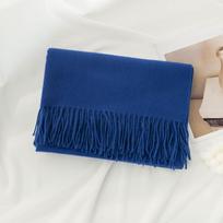 2023 m. nauja šilta, minkšta kašmyro antklodė, moteriška kaklaskarė, pledas kutais žieminė skara moterims 200x65CM blue